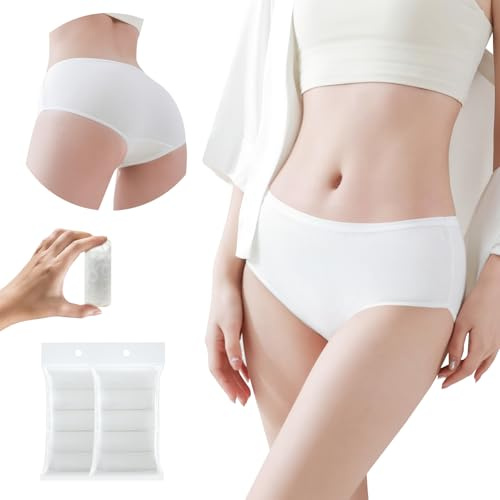 Travelcare 35/10 Paquets sous-vêtements jetables pour Femmes pour Voyage, Culottes de maternité, hôtel, Spa, hôpital, sous-vêtements d'urgence