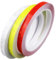3 Rotoli 1cm×8m Nastro Bagliore Nel Buio,Nastro Riflettente Adesivo,Nastro Luminoso,Nastro segnaletico,per Moto Caschi,Bicicletta(Rosso,Bianco,giallo)