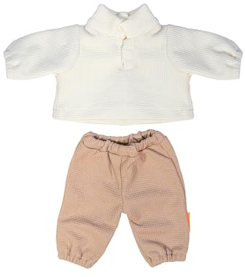 Miniland - Kleidung für 38 cm Puppe, Bekleidungszubehör für Puppen, Übergangspullover und Hose
