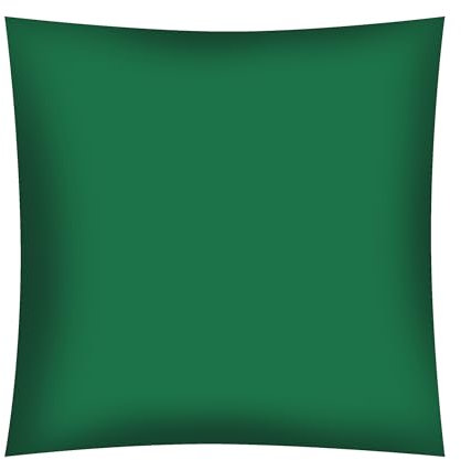 KiGATEX Kissenbezug 40x40 cm – 100% Baumwolle, weiche & langlebige Dekokissenhülle, waschbar, in vielen Farben – Ideal für Sofa, Bett & Wohnbereich - Tannengrün