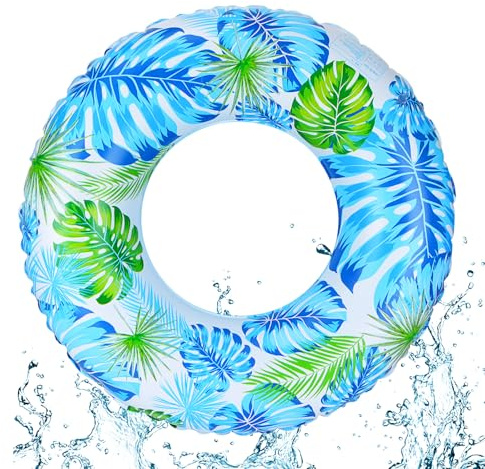 GUBOOM Schwimmring Kinder, Aufblasbare Schwimmbecken Schwimmer, Dauerhafter Schwimmreifen, Luftmatratze Schwimmreifen Aufblasbar für Kinder 5-9 Jahre