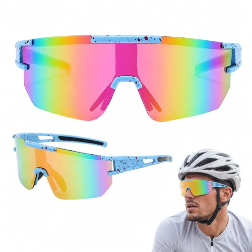 GZGRYTRC Ski Sunglasses Lightweight Frame, Premium Sunglasses for Running glasses Women& Men, Sports Sunglasses or Cycling Glasses, Ideal for Outdoor Sports Like Hiking, Fishing, and Skiing