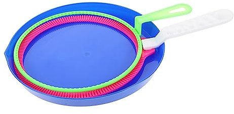 MILISTEN 3Stücke Seifenblasen Zauberstäbe Für Riesenseifenblasen Set Mit Großen Ringen Und Zubehör Für Spielplatz Park Und Partys Blasenmacher Für Unvergesslichen Spaß