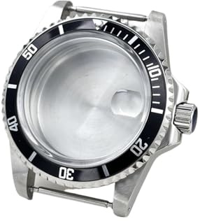 Lasitech 1PC NH35 39,5mm Vintage Fall Dome Acryl Cyclops 120 Klicken Lünette GMT/SUB Aluminium for NH34/NH35/NH36 Bewegung Uhr Teile