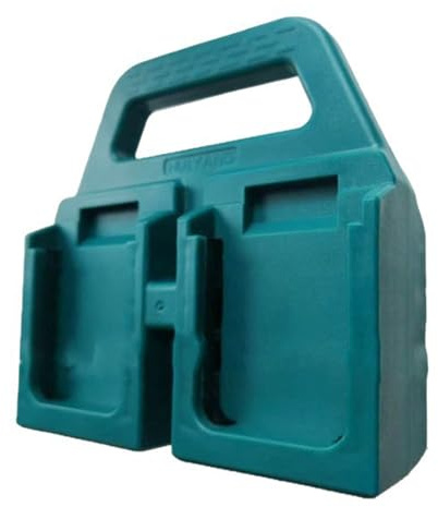 GKYQVE Compact Ergonomic 18V Battery Storage Rack Multi-Layer Design With Scratch Proof & Slip Grip High Strength Battery Storage Frame