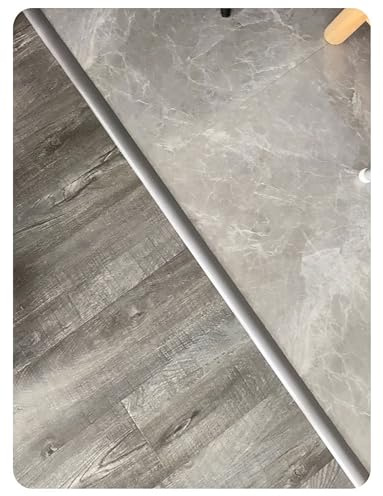 Flache Abschlussleisten, selbstklebende PVC-Übergangsleiste – Flexible Kantenleiste for Vinyl, Laminat und Teppichboden, deckt unebene Fugen ab(900x7.6cm)