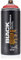 Montana 263712 Black Spray Paint, 400ml Volume, Fire Rose, Pack of 6
