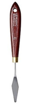 Lefranc Bourgeois 365021 Atrium Coltello da n. 21 – PALETT Coltello/mestichino con Elastico Lama per Colori ad Olio e Acrilico Colori
