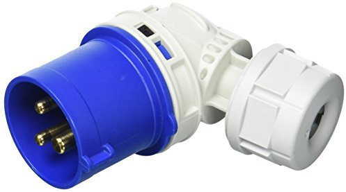 CEE-Winkelstecker blau SB