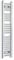 companyblue 300mm Wide Chrome Heated Towel Rail Radiator Flat Ladder for Stylish Bathroom (300 x 1200 mm)