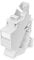 DIGITUS Hutschienen-Adapter Für Keystone-Modul - 1 Port - 45 Grad Gewinkelt - Beschriftungsfeld - Staubschutzklappe - geschlossenes Gehäuse - für DN-93617
