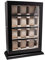 Uhrenvitrine Wand - Tischvitrine für 12 Uhren schwarz
