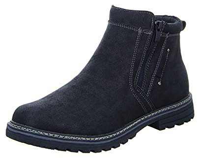 living UPDATED F028-4 Herren Schlupf/Reißverschlussstiefelette Warmfutter, Größe 44
