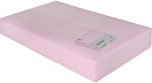 Dormabell Spannbetttuch Bio, Biobaumwolle aus kontrolliert biologischen Anbau, Made IN Green Zertifiziert, Verschiedene Größen und Farben wählbar (Rose, 100 x 200 cm)
