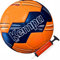 Kempa Handball Training griffiges Obermaterial orange/Marine (1 (mit Ballpumpe))