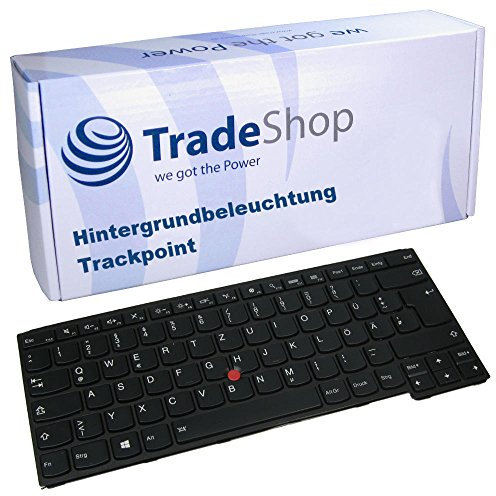 Orig Notebook Ersatz-Tastatur mit Hintergrundbeleuchtung und Trackpoint/Keyboard Laptop Deutsch QWERTZ für IBM Lenovo Thinkpad Yoga 14 S3 460 P40 (Deutsches Tastaturlayout)