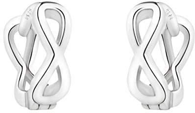SOFIA MILANI - Damen Ohrringe 925 Silber - Unendlich Creolen - 20687