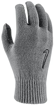 Nike Unisex – Erwachsene Knitted Tech and Grip Handschuhe, Grau, L/XL