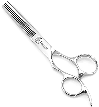 Haarschere Linkshänder Effilierschere 15,2 cm Friseurschere Linkshänder Haar Effilierschere Linke Friseurschere KINSARO