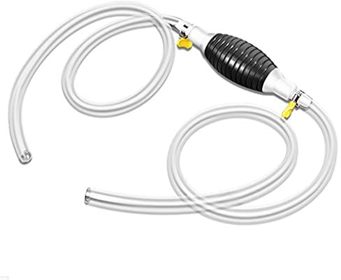Universal Fuel Line Kit Fuel Line Assembly with Primer Bulb Kit Manual Siphon Hose Pump Kit for Gasoline Diesel Water Liquid (2M/6.6ft)