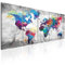 B&D XXL - Akustikbild 225x90 cm Bilder mit Akustikschaumstoff Hochleistungsschallabsorber Schallschutz Leinwandbild XXL 5 tlg Wandbild k-A-0179-b-p