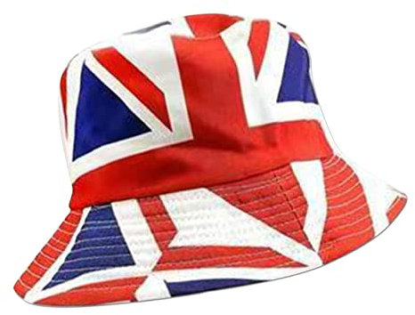 England Bucket Hat Football Match Fan Hat,Unisex Britain Football Bucket Hat Reversible Hats - Football England Supporters Headwear Lear-au