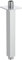 Ideal Standard - Idealrain, Braccio quadrato per soffioni doccia da 20cm, Attacco per installazione a parete o soffitto, Cromato