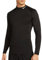NIKE Men's M NP DF Tight LS Mock Vest, Black/White, XL