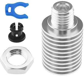 Create idea Extruder Kühlkörper 1,75mm Kompatibel mit E3D V6 Hotends 3D Drucker Aluminium Kühlkörper mit Rohrklemme Und Spannzangen Clip