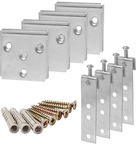 Colgadores para Cabeceros, Herrajes para cabecero, Anclajes, Colgar cabezal en la pared (2)