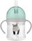 Outlet Price Baby Sippy Cup Weighted Straw, Trainer with Handles 6+, Non Spill Toddler Sippy Cup, Baby Water Bottle, Leakproof (Green)