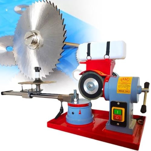 JINTAOMA Circular Saw Blade Grinder Machine, 2850pm Power Saw Blade Grinding Toolsaw Blade Sharpener Machine, 125mm Circular Saw Blade Sharpener Machine For Carbide Tipped Saw Blades,550W