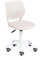FurnitureR Bunte Schreibtischstuhl, Modernes verstellbares Design Computer Sitz, Swivel Armless Stuhl, Kinderzimmer, Home Office Task Chair, Morandi Beige