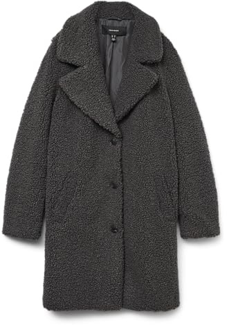 VERO MODA Damen Vmkylie Teddy Coat Boo Vmkylie Teddy Coat Boo (1er Pack)
