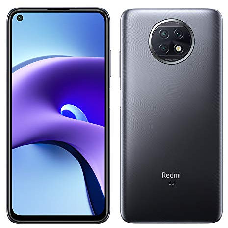 Xiaomi Redmi Note 9T 5G Smartphone - Processeur 5G MediaTek Dimensity 800U 4 Go 128 Go 48MP Triple caméra 6,53 ”FHD + DotDisplay 5000mAh (typ) Batterie Noir [Version Globale] (Reconditionné)