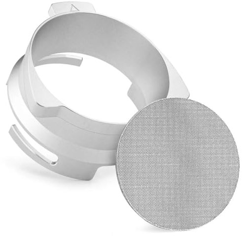 NXSUCALBR 54mm Coffee Dosing Funnel, Hands-Free Aluminum Dosing Ring & Espresso Accessories for 54mm Breville Barista Portafilters