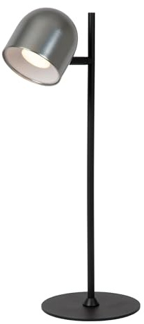 LUCIDE SKANSKA RECH - wiederaufladbare Schreibtischlampe Innen/Außen - Akku/Batterie - LED Dim. - CCT - 1x3W 3000K/6000K - IP44 - Grauguss
