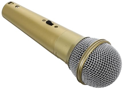 Zerodeko Simulation Microphone Model Toy Mic for Pretend Play Imitation News Microphone Prop Ornament for Stage Performances and Photo Props