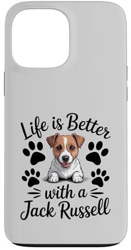 Life is Better With A Jack Russel, Terrier Dog Case for iPhone 13 Pro Max