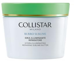 Collistar Sublime Feuchtigkeitsbutter Illuminating Repair, intensive Feuchtigkeitspflege über 72 Stunden, strahlende und glatte Haut, reichhaltige und umhüllende Textur, 200 ml