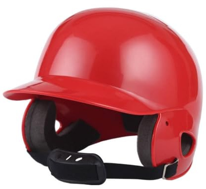 Chatonshen Children Baseball Guard Batting Helmet With Face Sponge Padded Interior Double Ear Protection Ventilated Construction Shock Suitable And Girls Baseball Softball Matches, Red, Adult