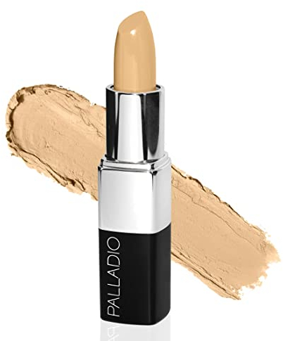 Palladio Stick Concealer, langanhaltende tägliche volle bis mittlere Abdeckung, natürliche Abdeckung für Augenringe und Farbkorrektur, praktische glatte Stick-Form, Light