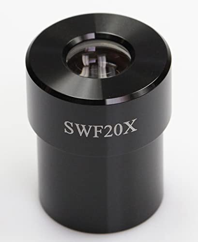 KERN Optics Okular mit 0.05 mm Skala für Mikroskope, 20x Vergrößerung, 14 mm Sehfeld, 30 mm Durchmesser