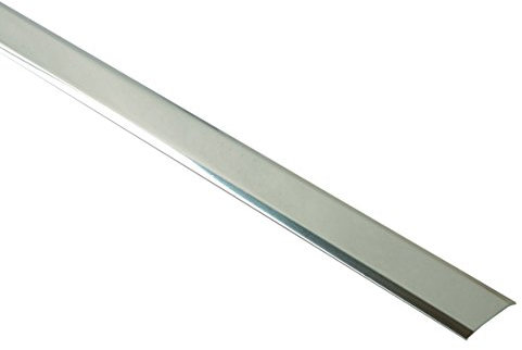 Brinox B800404 - Tapajuntas moqueta estrecho adhesivo (100 cm) color plata