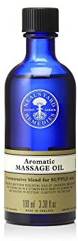 Neal's Yard Remedies Aromatic Massage Oil, Balance & Relax Your Mind, Scented Body Oil, With Almond & Sunflower Oil, 100ml