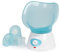 LIVIVO Facial Face Spa Steamer Inhaler with Aromatherapy Diffuser and Dual Nose-Cones Kit Set - Ideal to Use on Open Pores for Removal of Dirt Acne Pimples etc (Blue)
