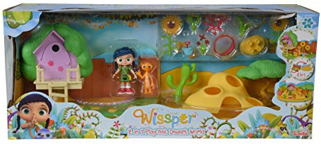 Simba 109358446 - Wissper 2-in-1 Spielset Wüstenwelt, 20 x 12 cm