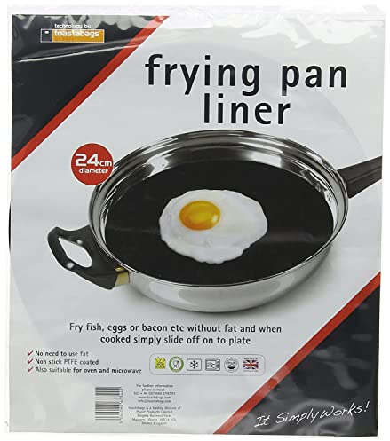 Toastabags Frying pan Liner 24 cm, Acrylic, Black