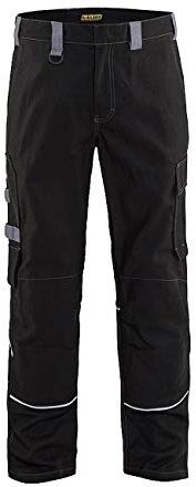 Blaklader 15611516 Anti-Flammen-Hose, Schwarz/ Grau, grootte C146