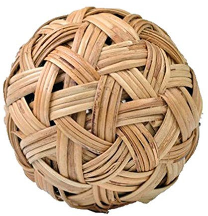 Juggle Pro CHINLONE Ball, Sepak Takraw Cane Ball, Sport SPECTACULAIRE d’Asie du Sud-Est. Balle en ROTIN Diamètre 15 Cm